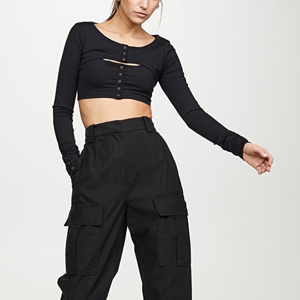 For Love and Lemons Avril Snap Layered Top